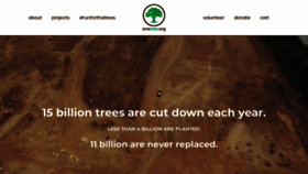 What Onetree.org website looked like in 2020 (3 years ago)