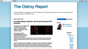 What Ostroyreport.com website looked like in 2020 (3 years ago)
