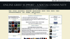 What Onlinegriefsupport.com website looked like in 2020 (3 years ago)