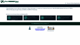 What Openmypremiercard.net website looked like in 2020 (3 years ago)