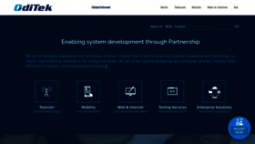 What Oditeksolutions.com website looked like in 2020 (4 years ago)
