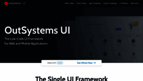 What Outsystemsui.outsystems.com website looked like in 2020 (3 years ago)
