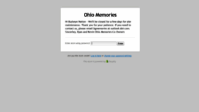 What Ohiomemories.com website looked like in 2020 (3 years ago)