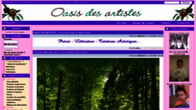 What Oasisdesartistes.com website looked like in 2020 (3 years ago)