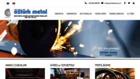 What Ozturkmetal.com.tr website looked like in 2020 (3 years ago)