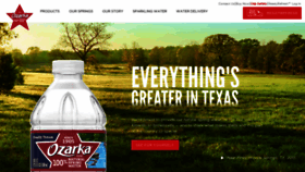 What Ozarkawater.com website looked like in 2020 (3 years ago)