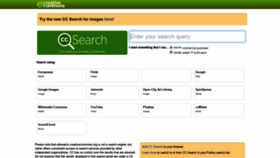 What Oldsearch.creativecommons.org website looked like in 2020 (3 years ago)