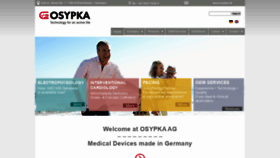 What Osypka.de website looked like in 2020 (3 years ago)