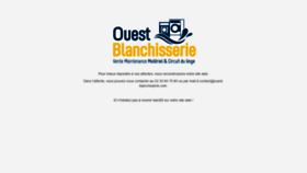 What Ouest-blanchisserie.com website looked like in 2020 (3 years ago)