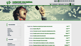 What Ogloszeneo.pl website looked like in 2020 (3 years ago)