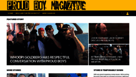 What Officialproudboys.com website looked like in 2020 (3 years ago)