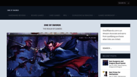 What Oneofswords.com website looked like in 2020 (3 years ago)