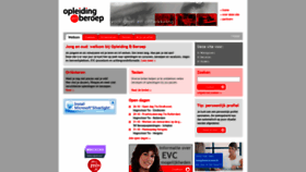 What Opleidingenberoep.nl website looked like in 2020 (3 years ago)