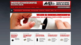 What Onderdelenwebshop.be website looked like in 2020 (3 years ago)