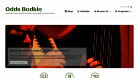 What Oddsbodkin.net website looked like in 2020 (3 years ago)
