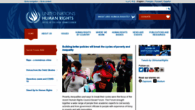 What Ohchr.org website looked like in 2020 (3 years ago)