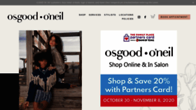 What Osgoodoneil.com website looked like in 2020 (3 years ago)