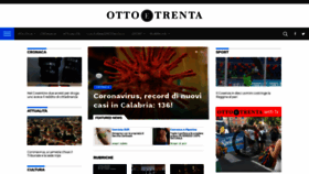 What Ottoetrenta.it website looked like in 2020 (3 years ago)