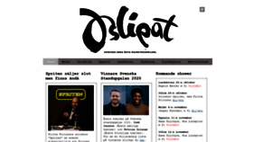 What Oslipat.com website looked like in 2020 (3 years ago)