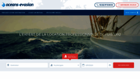 What Oceans-evasion.com website looked like in 2020 (3 years ago)