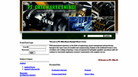 What Oktakarya.com website looked like in 2020 (3 years ago)