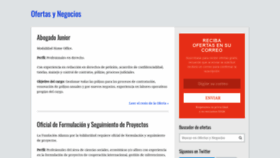 What Ofertasynegocios.co website looked like in 2020 (3 years ago)