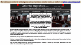 What Orientalrugshop.co.uk website looked like in 2020 (3 years ago)