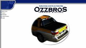 What Ozzbros.com website looked like in 2020 (3 years ago)