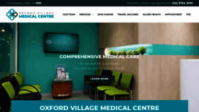 What Oxfordvillagemedicalcentre.com.au website looked like in 2020 (3 years ago)