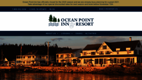 What Oceanpointinn.com website looked like in 2020 (3 years ago)