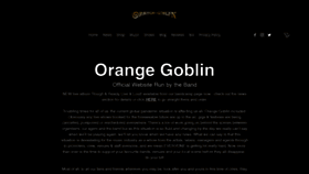 What Orangegoblinofficial.com website looked like in 2020 (3 years ago)