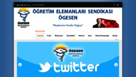 What Ogesen.org website looked like in 2020 (3 years ago)