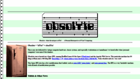 What Obsolyte.com website looked like in 2020 (3 years ago)