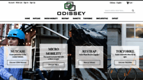 What Odissey.be website looked like in 2020 (3 years ago)