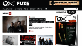 What Ox-fanzine.de website looked like in 2020 (3 years ago)