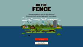 What Onthefence.co.nz website looked like in 2020 (3 years ago)