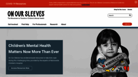 What Onoursleeves.org website looked like in 2020 (3 years ago)