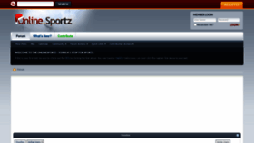 What Onlinesportz.com website looked like in 2020 (3 years ago)