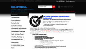 What Ok-steinl-shop.de website looked like in 2020 (3 years ago)