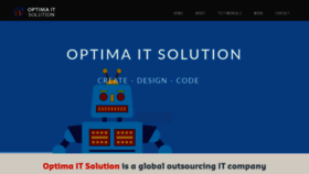 What Optimaitsolution.com website looked like in 2020 (4 years ago)