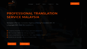 What Omni-translation.com website looked like in 2020 (3 years ago)