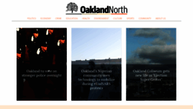 What Oaklandnorth.net website looked like in 2020 (3 years ago)