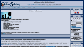 What Online-schaken.nl website looked like in 2020 (3 years ago)