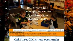What Oakstcdc.com website looked like in 2020 (3 years ago)