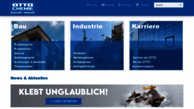 What Otto-chemie.de website looked like in 2020 (3 years ago)