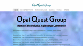 What Opalquestgroup.com website looked like in 2020 (3 years ago)