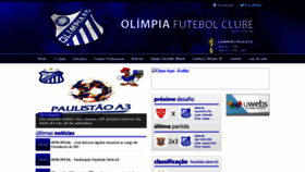 What Olimpiafutebolclube.com website looked like in 2020 (3 years ago)