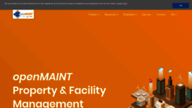 What Openmaint.org website looked like in 2020 (4 years ago)