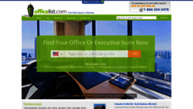What Officelist.com website looked like in 2020 (3 years ago)