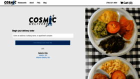 What Ordercosmic.com website looked like in 2020 (3 years ago)